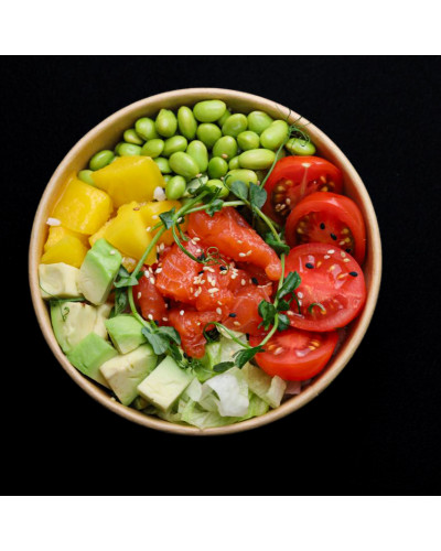Боул з лососем