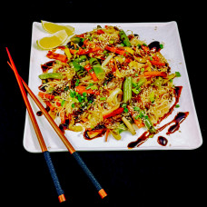 WOK з креветками 
